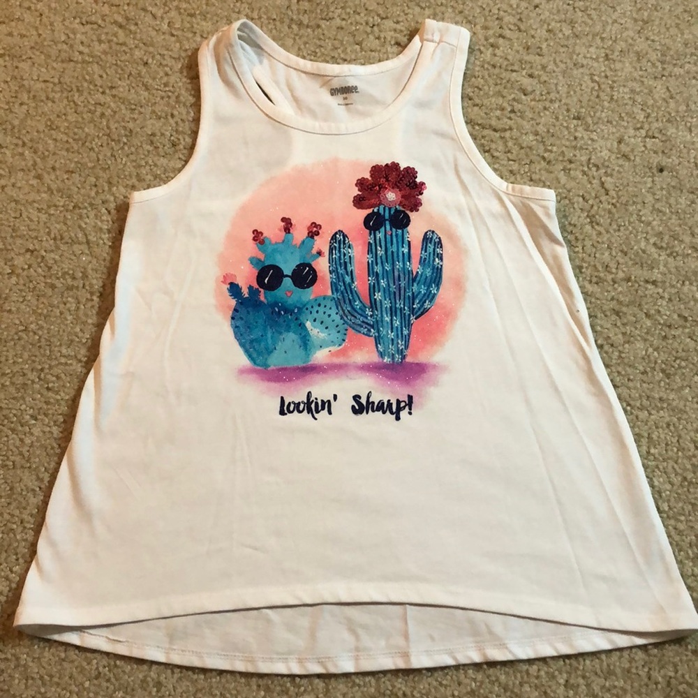 EUC Gymboree Lookin Sharp Cactus 🌵 Tank Top